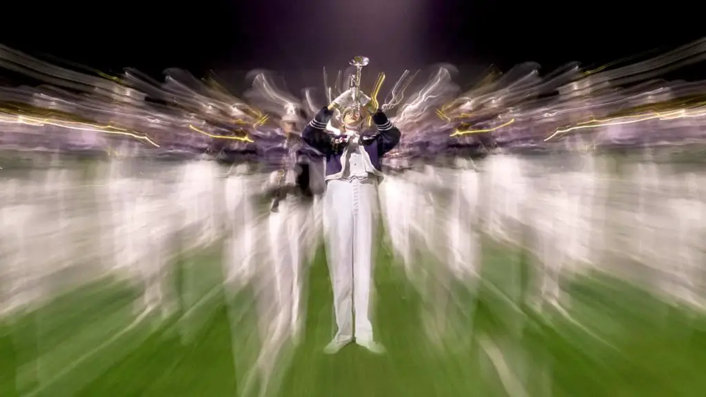 Blurred Marching Band
