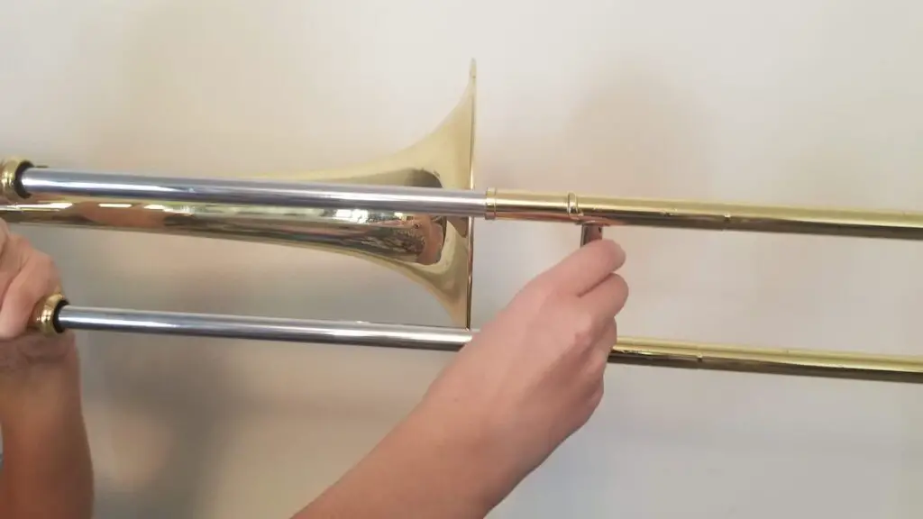 Holding the Trombone fourth position