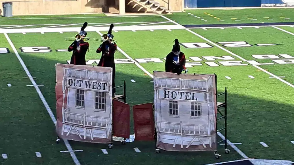 Marching Band old west show Props