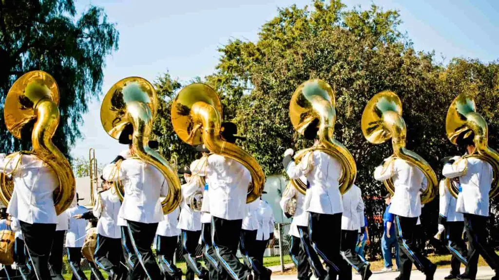 Heavey Marching Band Tubas