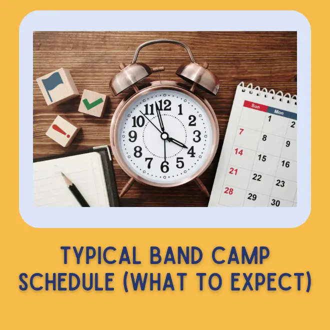 Band Camp Schedule