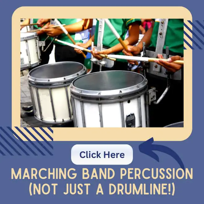 Marching band percussion 